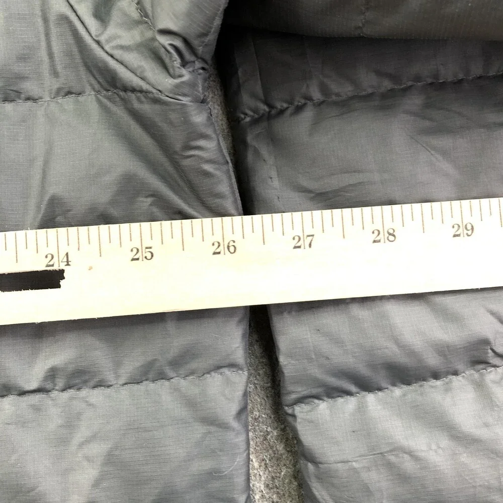 Patagonia Jacket Mens XL Gray Down Sweater Puffer Full Zip Outdoor Hiking Warm